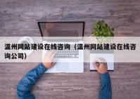 温州网站建设在线咨询（温州网站建设在线咨询公司）